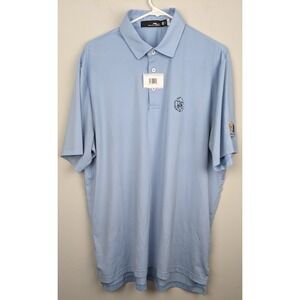 RLX Ralph Lauren Polo Shirt L – Golf‎ Fit – Lago Mar CC – Ryder Cup 2022 – Blue